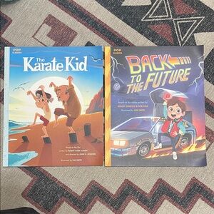 Kids Book Set - The Karate Kid & Back to the Future
